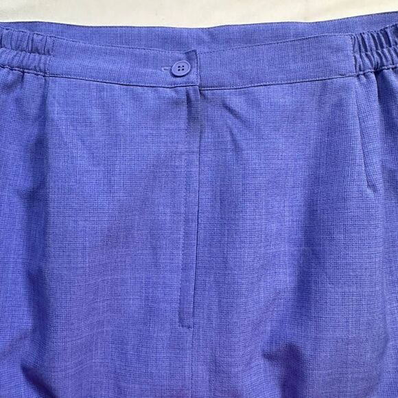 Vintage Sag Harbor Plus Size Purple Pencil Straight Short Lined Skirt - Size 16 - Picture 4 of 5